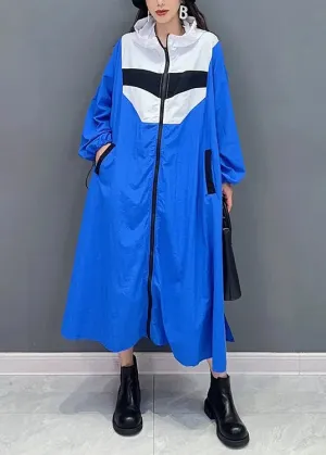Hooded Pockets Long Coat Fall