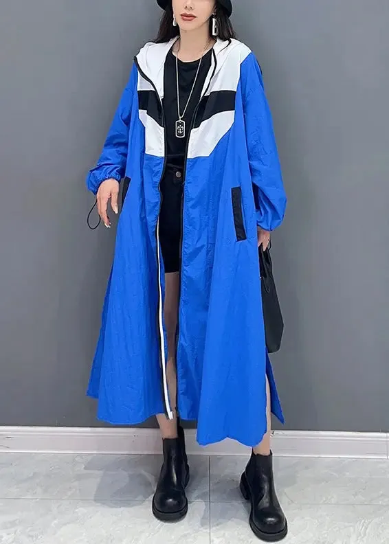 Hooded Pockets Long Coat Fall