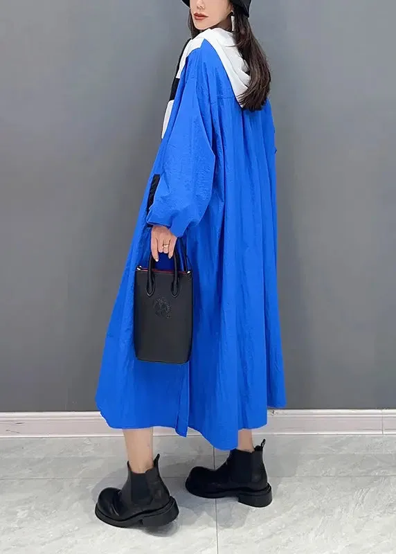 Hooded Pockets Long Coat Fall