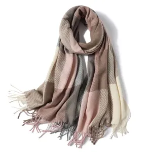 Luxury Plaid Pashmina