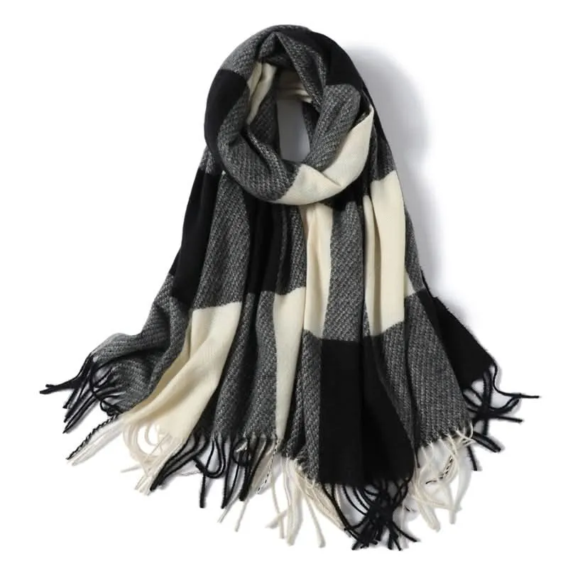 Luxury Plaid Pashmina