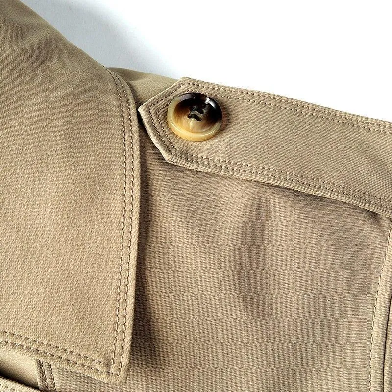 Men's Formal Trench Coats W/ Buttons