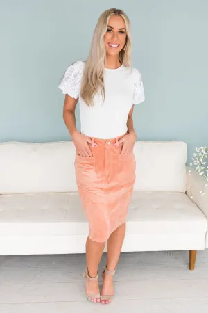 My Sweet Summer High Waisted Corduroy Skirt