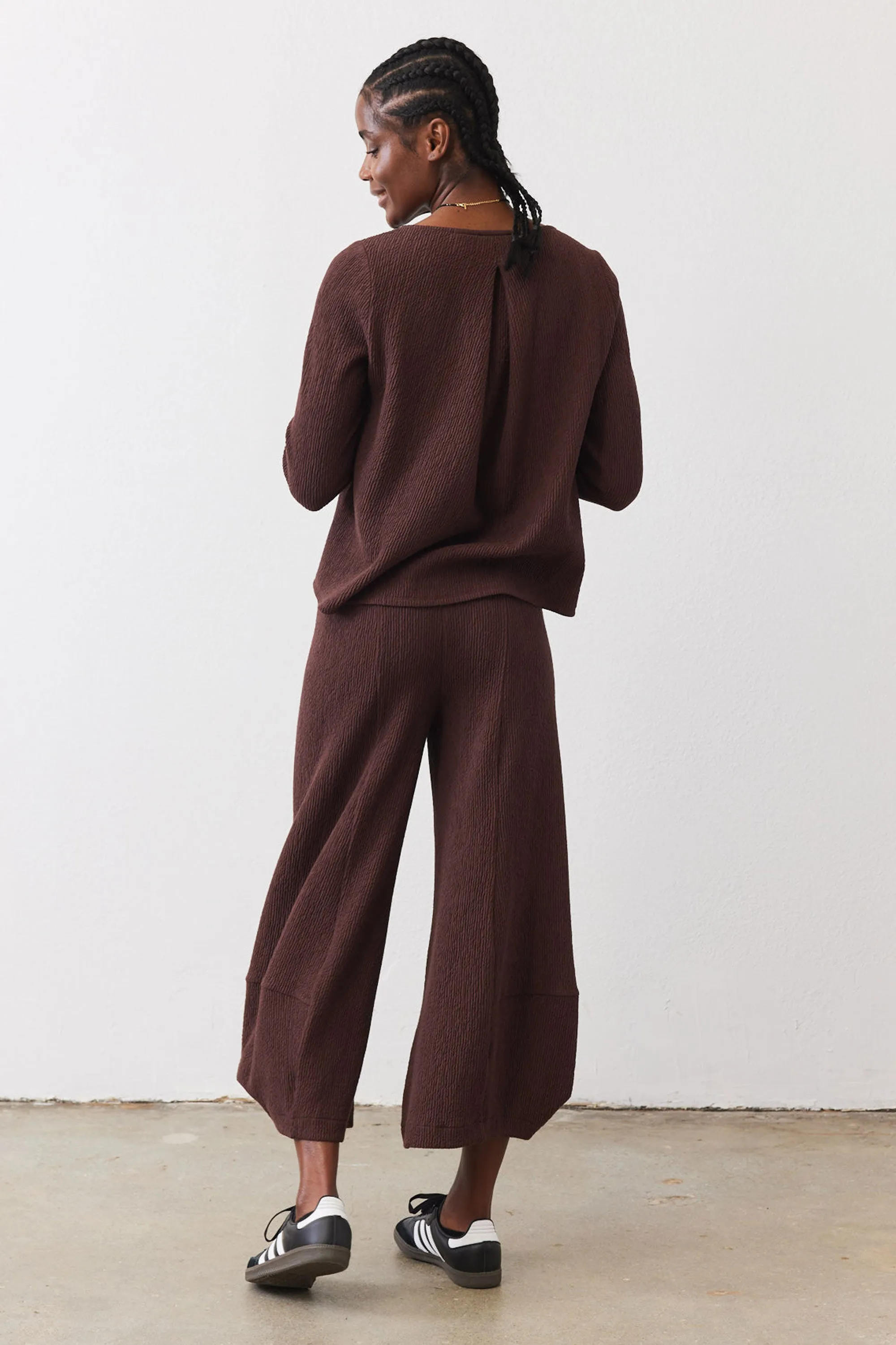 Not Your Average Wide Leg Jacquard Pants