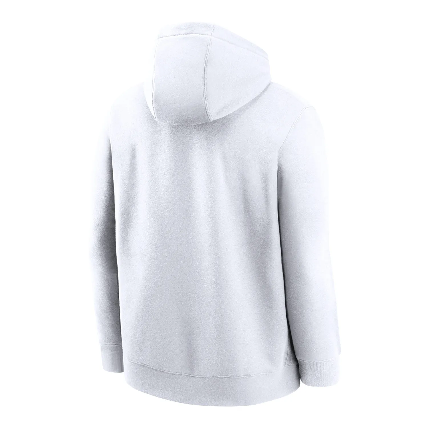 Ohio State Buckeyes Nike Shadow Block O Club Fleece White Sweatshirt