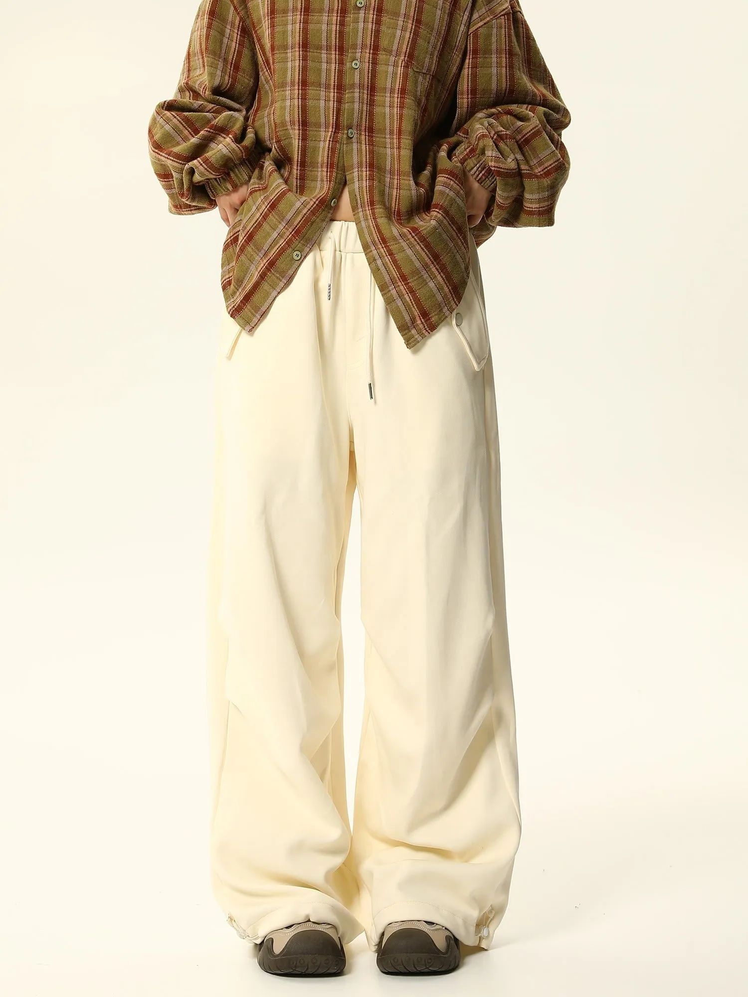 Oversized Comfort Wide-Leg Lounge Pants