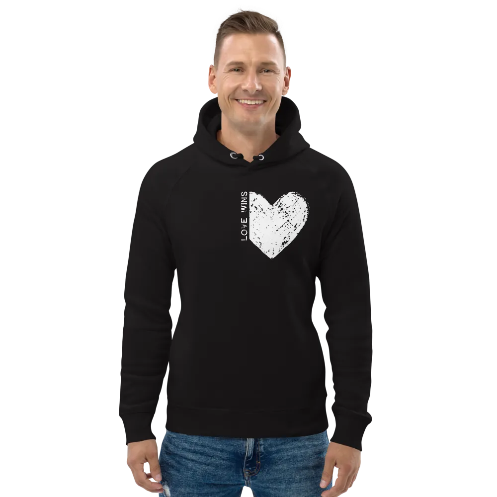 "LOVE WINS" ORGANIC HOODIE