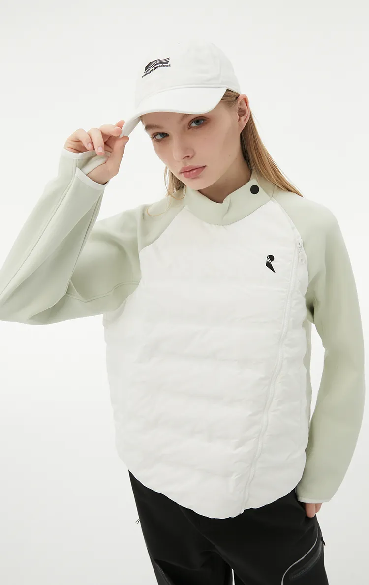 RandomPow Women's Fluffy Warmth Mid Down Jacket