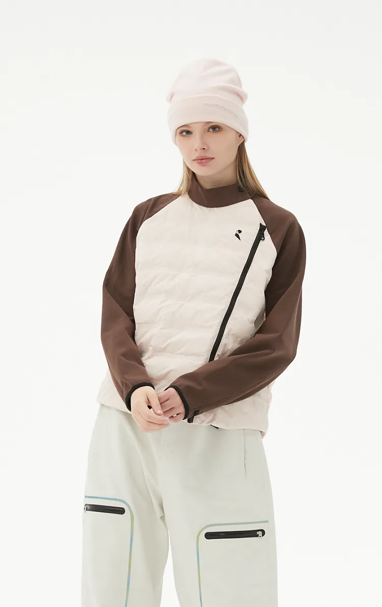 RandomPow Women's Fluffy Warmth Mid Down Jacket