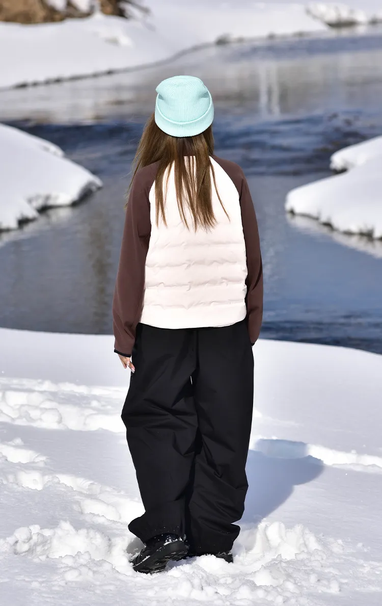 RandomPow Women's Fluffy Warmth Mid Down Jacket