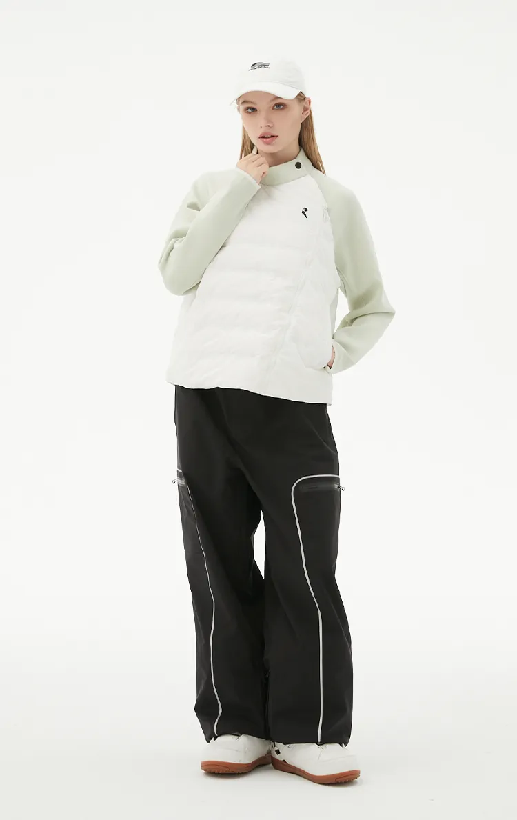 RandomPow Women's Fluffy Warmth Mid Down Jacket