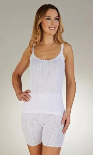 Slenderella white Thermal Camisole