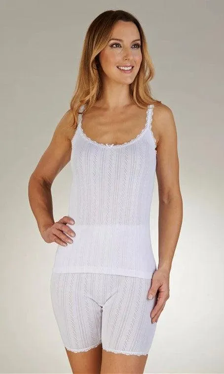 Slenderella white Thermal Camisole