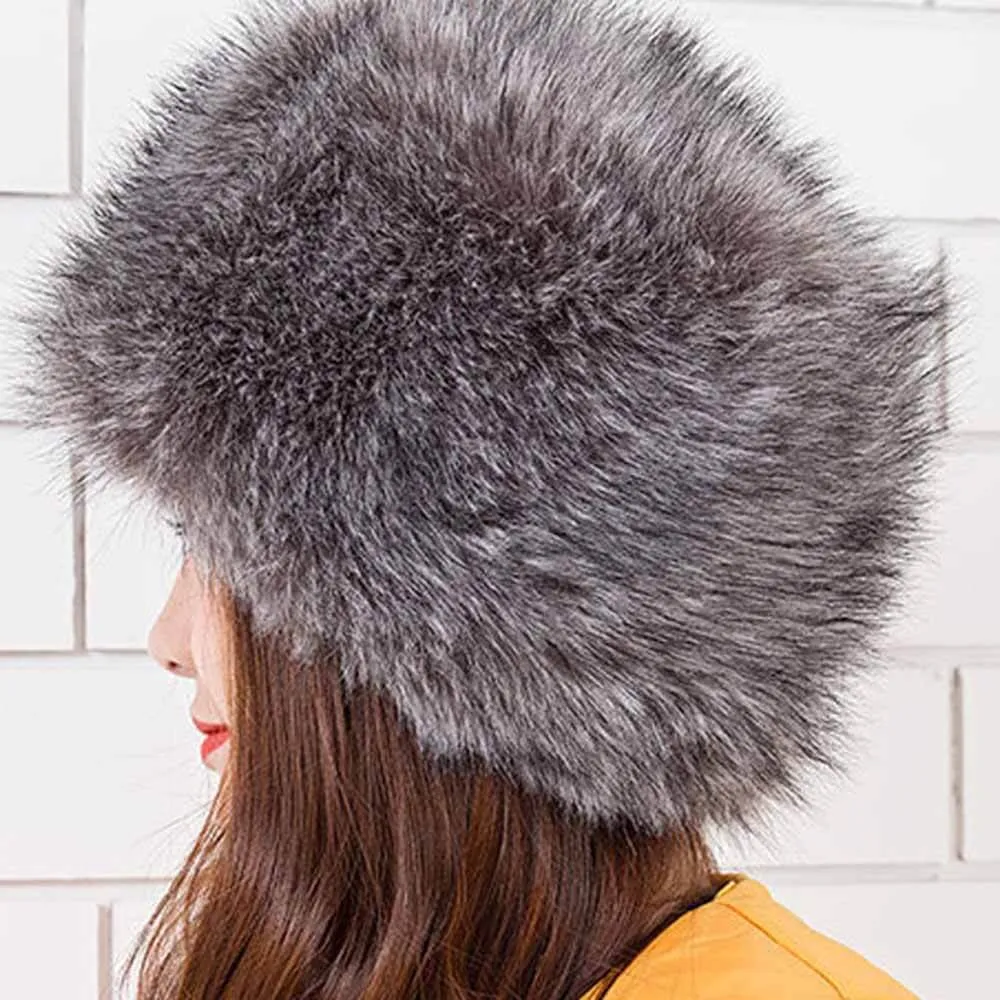 Stylish Round Plush Warm Hat