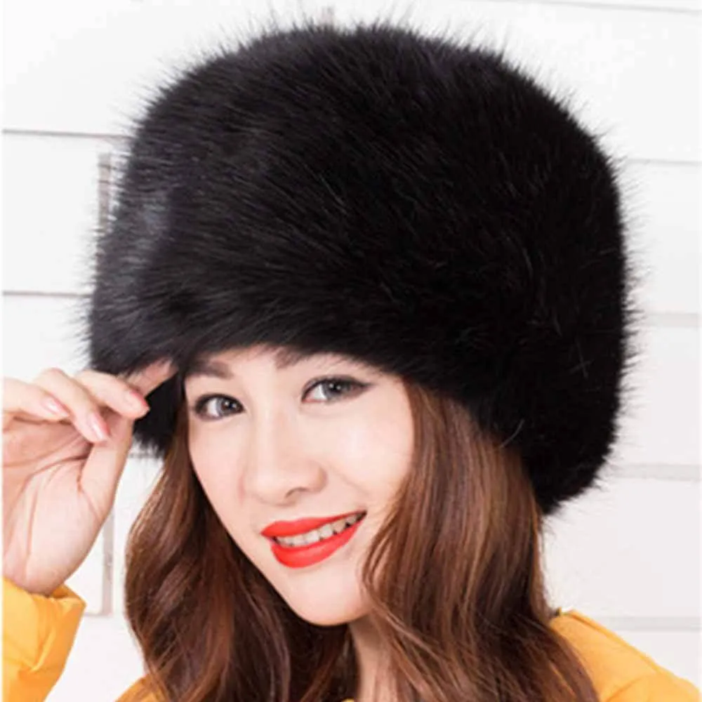 Stylish Round Plush Warm Hat