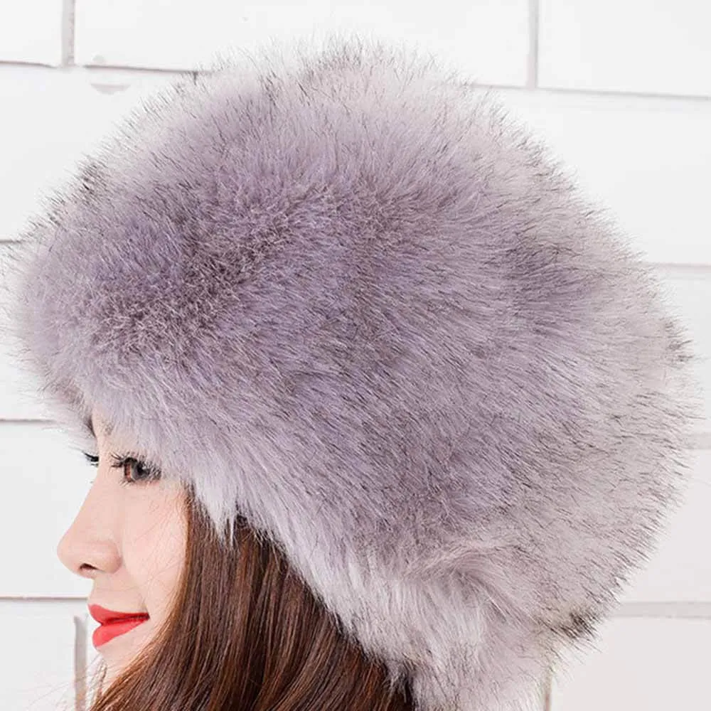 Stylish Round Plush Warm Hat