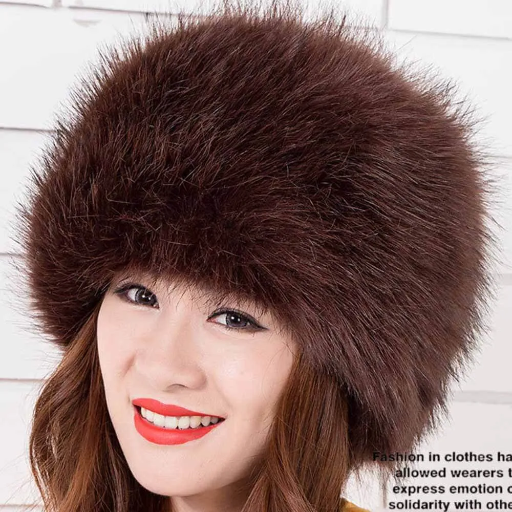 Stylish Round Plush Warm Hat