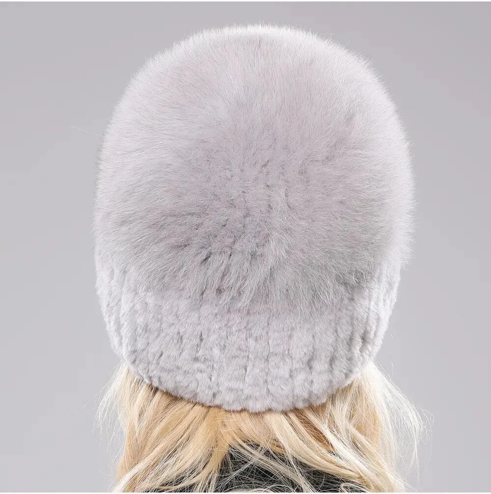 Stylish Womens Winter Hats and Comfortable Rabbit Fur Beanie