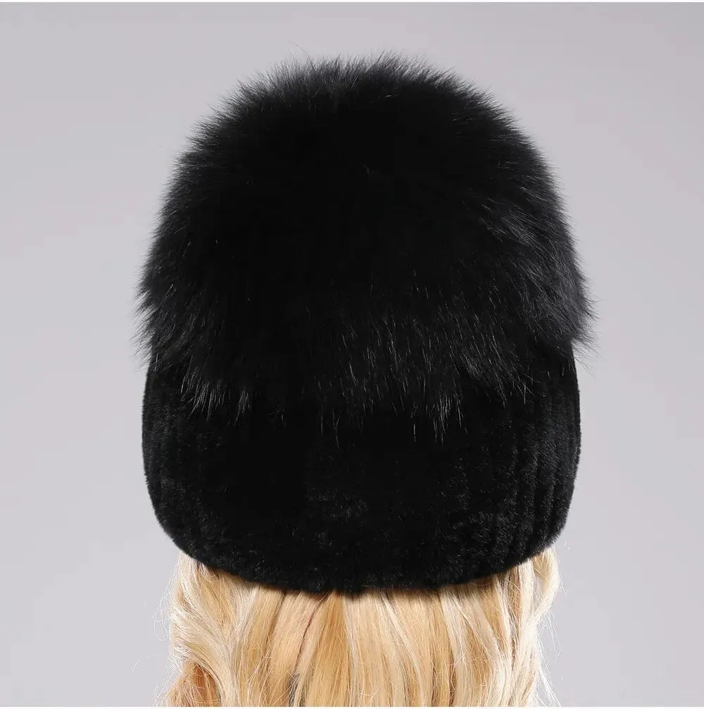 Stylish Womens Winter Hats and Comfortable Rabbit Fur Beanie