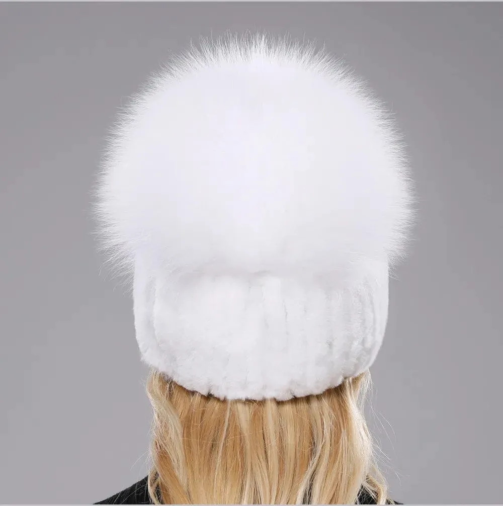 Stylish Womens Winter Hats and Comfortable Rabbit Fur Beanie