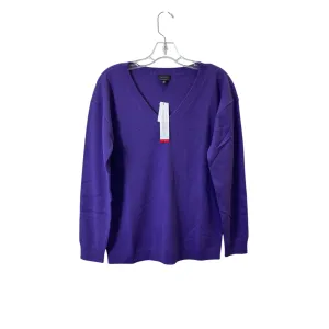 Sweater Cashmere By Talbots In Purple, Size:M