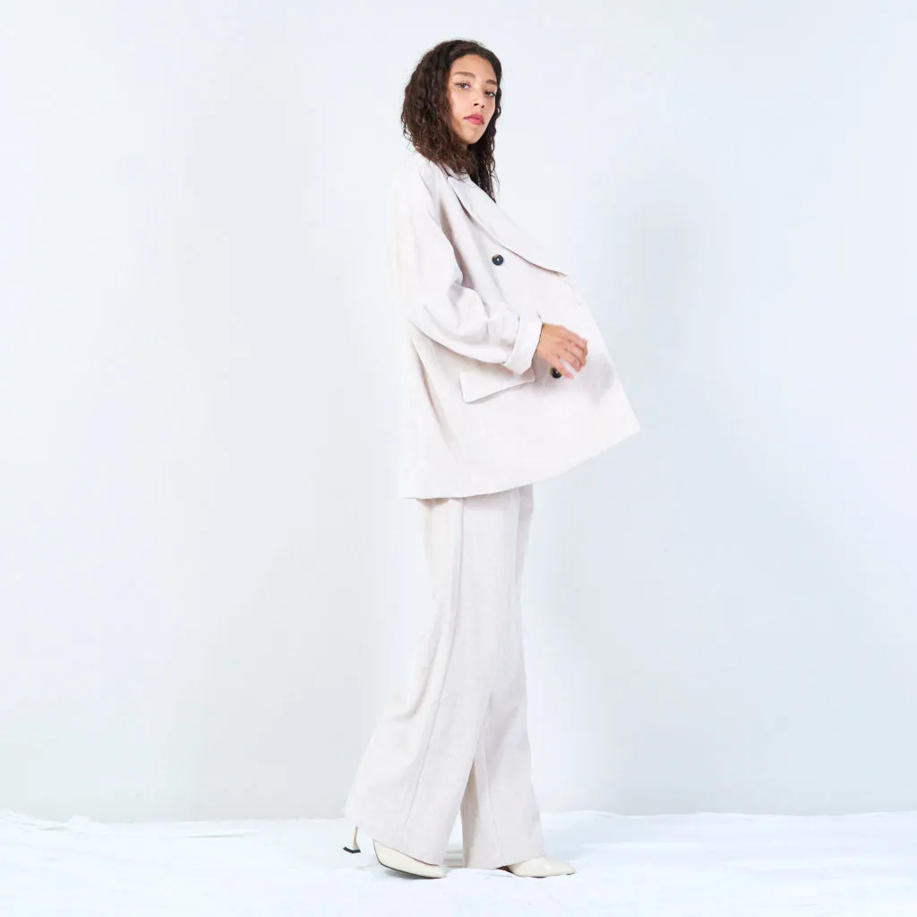 Velvet straight-leg trousers wholesale