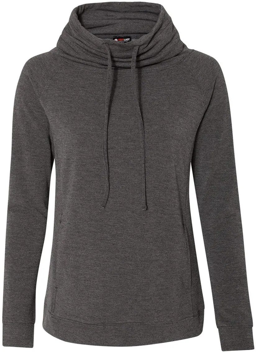 Weatherproof Ladies Heat Last Fleece Faux Cashmere Funnel Neck Sweatshirt