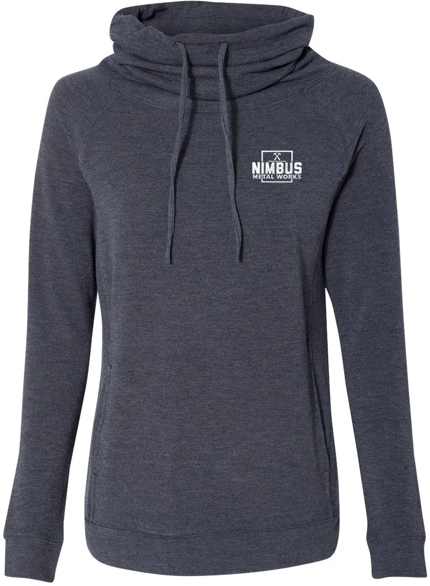 Weatherproof Ladies Heat Last Fleece Faux Cashmere Funnel Neck Sweatshirt
