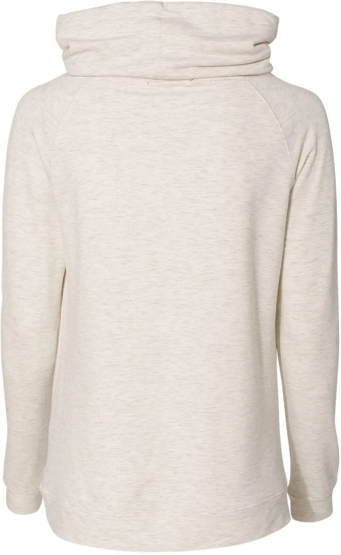 Weatherproof Ladies Heat Last Fleece Faux Cashmere Funnel Neck Sweatshirt