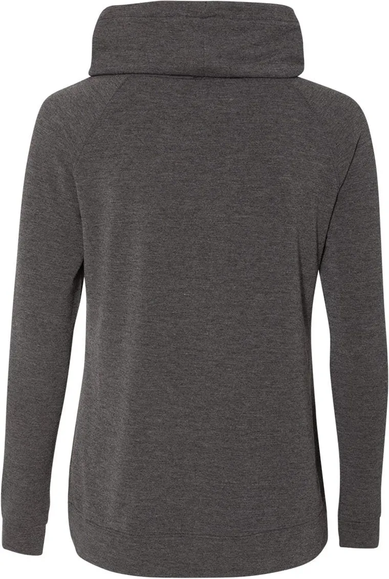 Weatherproof Ladies Heat Last Fleece Faux Cashmere Funnel Neck Sweatshirt