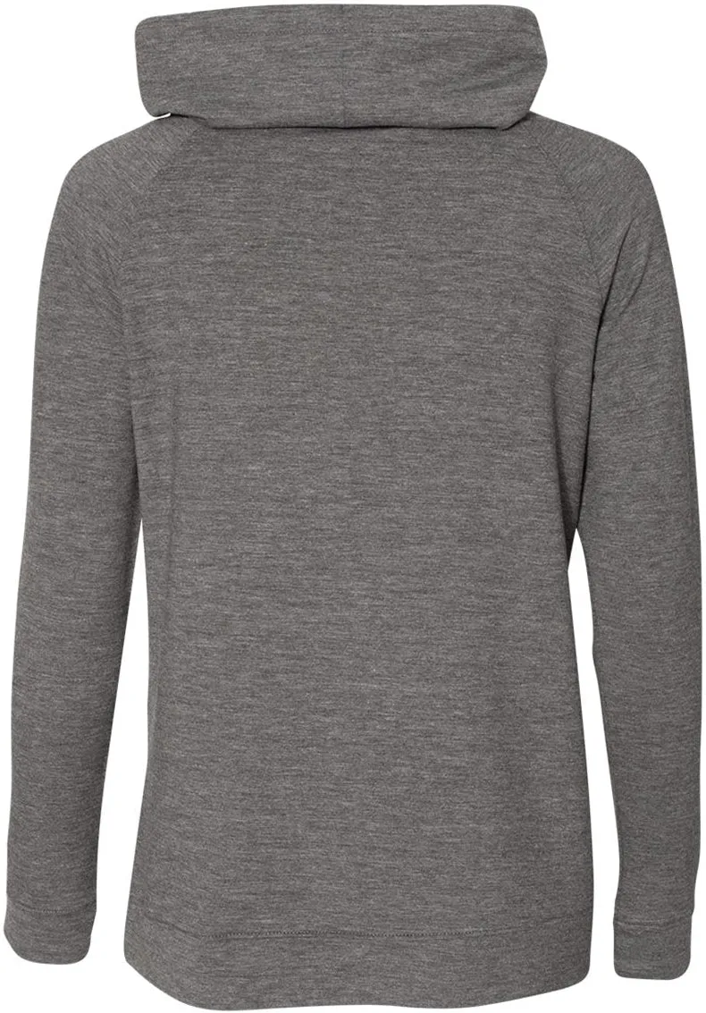 Weatherproof Ladies Heat Last Fleece Faux Cashmere Funnel Neck Sweatshirt