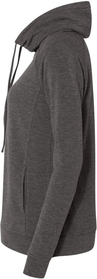 Weatherproof Ladies Heat Last Fleece Faux Cashmere Funnel Neck Sweatshirt