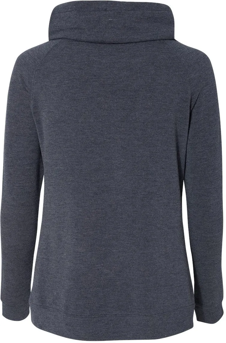 Weatherproof Ladies Heat Last Fleece Faux Cashmere Funnel Neck Sweatshirt
