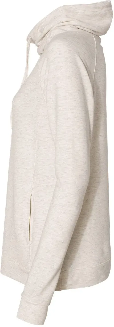 Weatherproof Ladies Heat Last Fleece Faux Cashmere Funnel Neck Sweatshirt