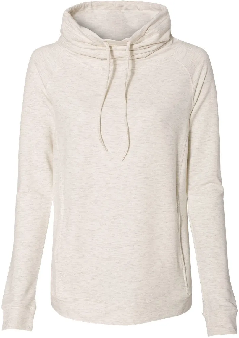 Weatherproof Ladies Heat Last Fleece Faux Cashmere Funnel Neck Sweatshirt