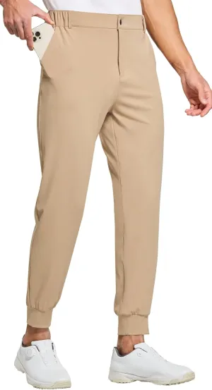 Willit Men's Golf Joggers Stretch Pants with 5 Pockets Slim Fit Sweatpants Work Dress Pants with Belt Loops