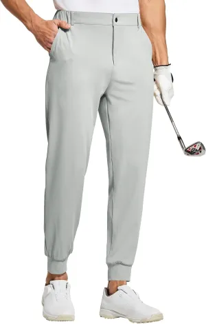 Willit Men's Golf Joggers Stretch Pants with 5 Pockets Slim Fit Sweatpants Work Dress Pants with Belt Loops