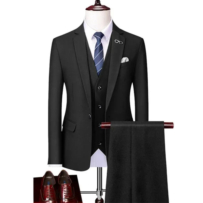 Winter-Ready Woolen Suit for Men
