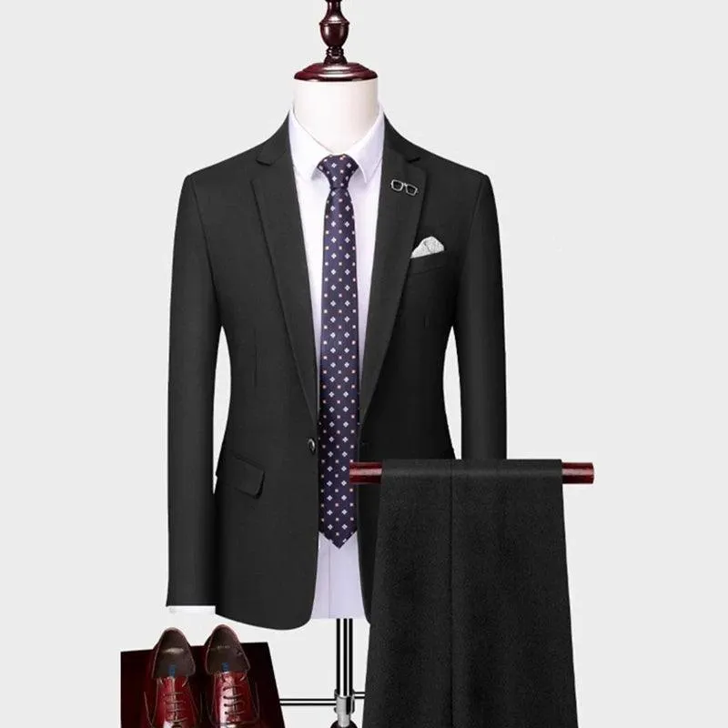 Winter-Ready Woolen Suit for Men