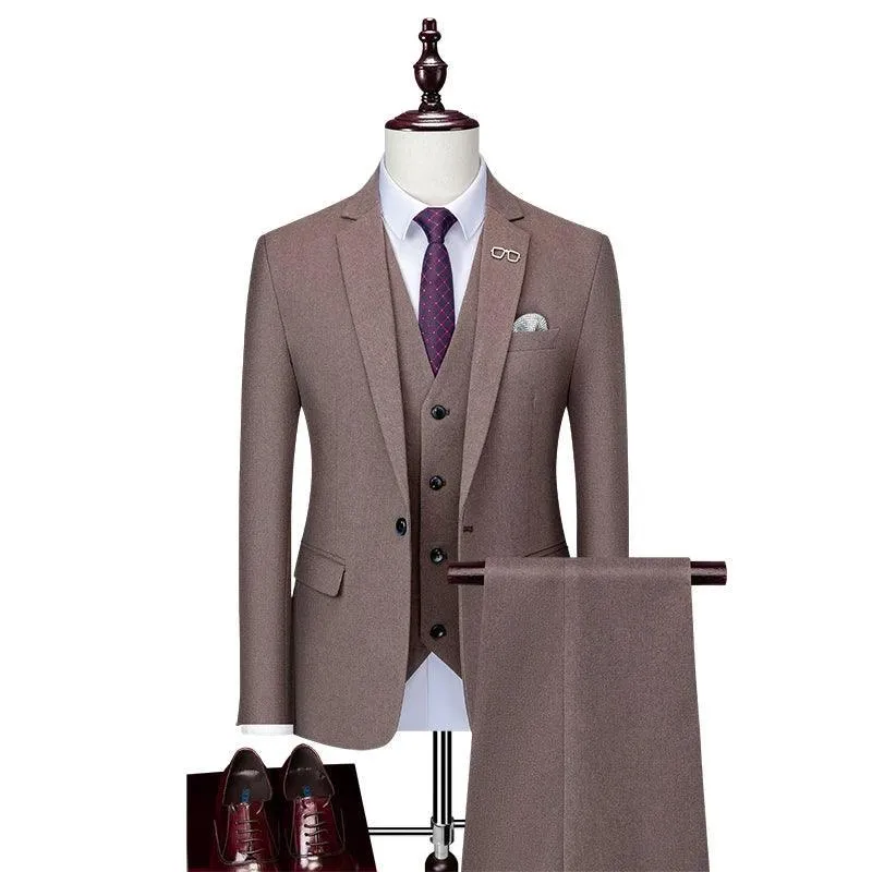 Winter-Ready Woolen Suit for Men