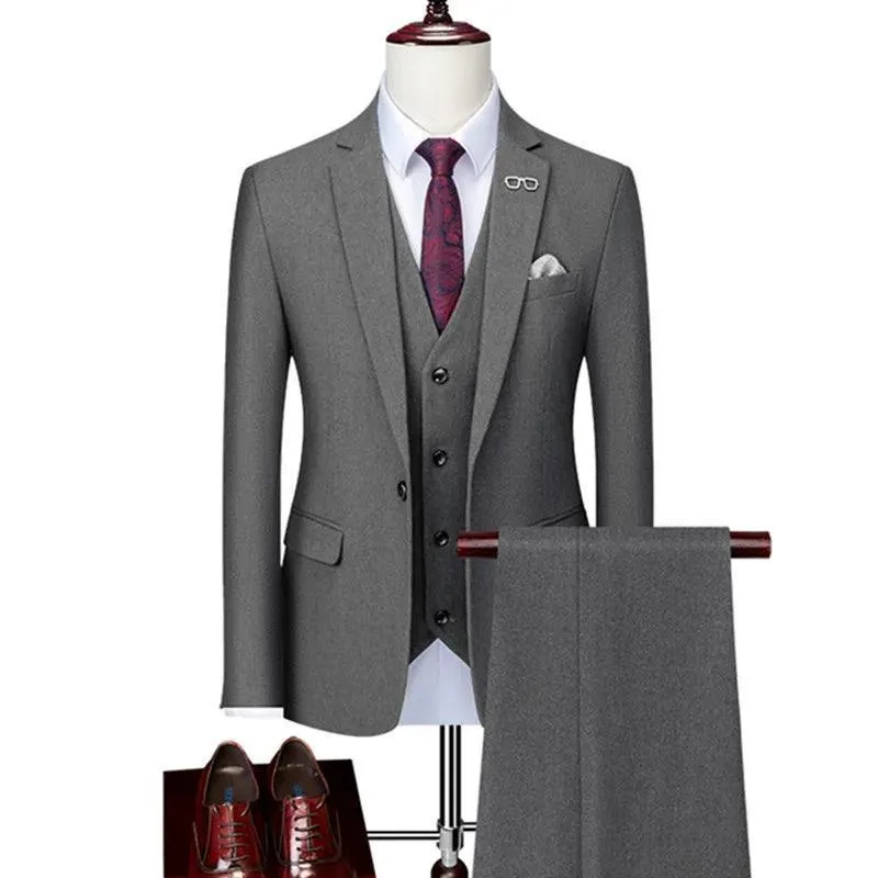 Winter-Ready Woolen Suit for Men