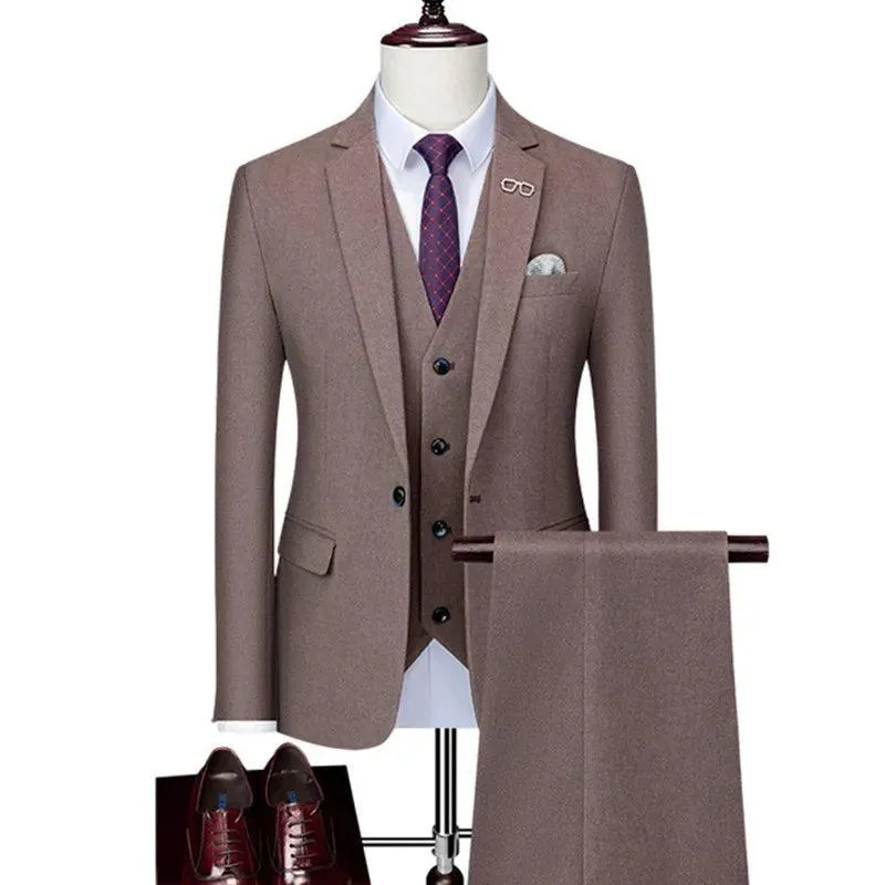 Winter-Ready Woolen Suit for Men
