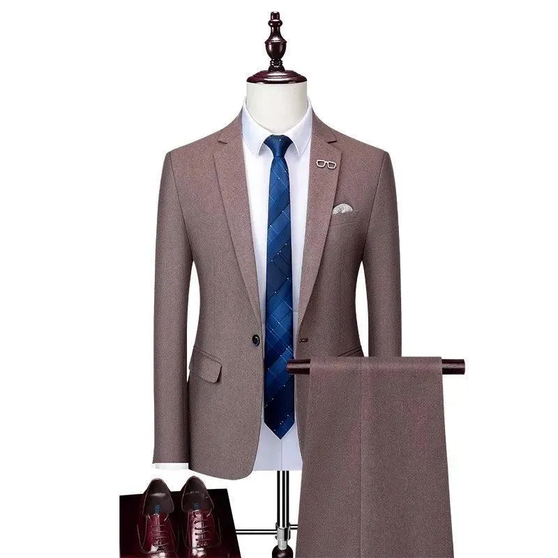 Winter-Ready Woolen Suit for Men