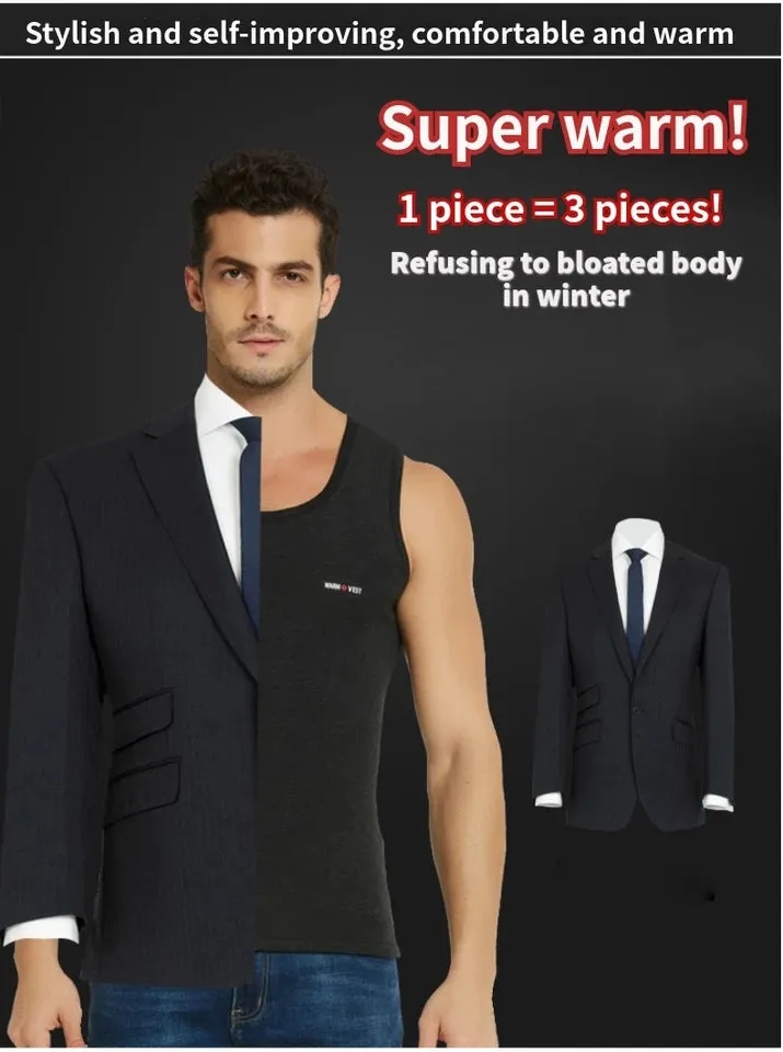 Winter Warm Thermal Fleece Undershirts Tank Tops Soft