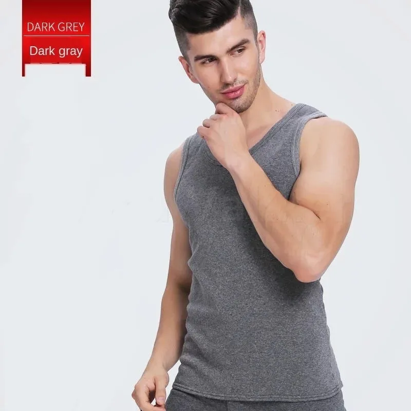 Winter Warm Thermal Fleece Undershirts Tank Tops Soft