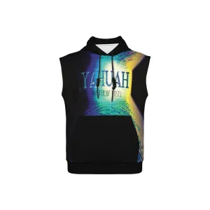 Yahuah-Master of Hosts 02-01 Men's Designer Heavyweight Sleeveless Pullover Hoodie